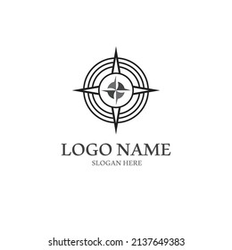 Compass Logo Template vector icon illustration design