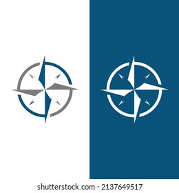 Compass Logo Template vector icon illustration design
