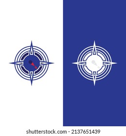 Compass Logo Template vector icon illustration design