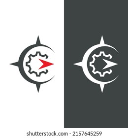 Compass Logo Template vector icon illustration design