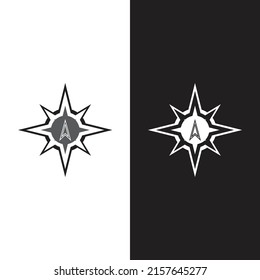 Compass Logo Template vector icon illustration design