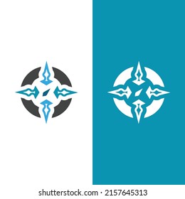 Compass Logo Template vector icon illustration design