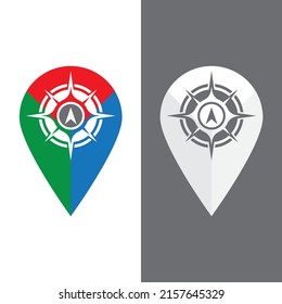 Compass Logo Template vector icon illustration design