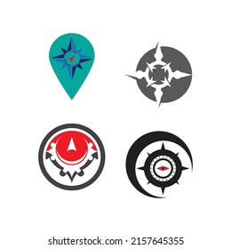 Compass Logo Template vector icon illustration design