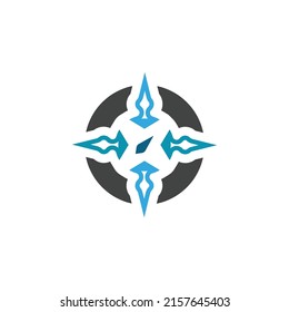Compass Logo Template vector icon illustration design