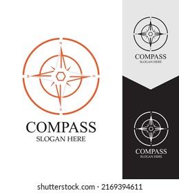 Compass Logo Template vector icon illustration design