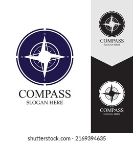 Compass Logo Template vector icon illustration design