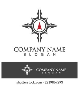 Compass Logo Template vector icon illustration design