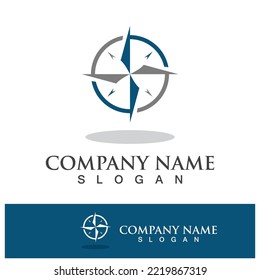 Compass Logo Template vector icon illustration design