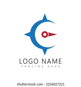 Compass Logo Template vector icon illustration design