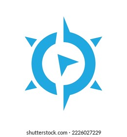 Compass Logo Template vector icon illustration design