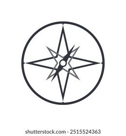 Compass Logo Template vector icon illustration design