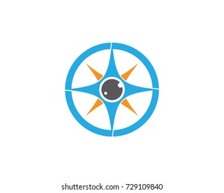 Compass Logo Template vector icon illustration design