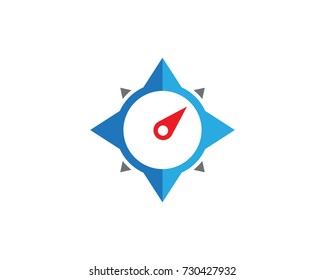 Compass Logo Template vector icon illustration design