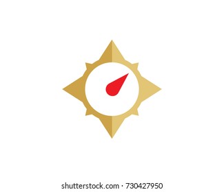 Compass Logo Template vector icon illustration design