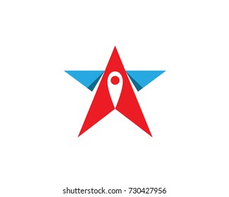 Compass Logo Template vector icon illustration design