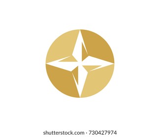 Compass Logo Template vector icon illustration design