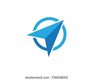 Compass Logo Template vector icon illustration design