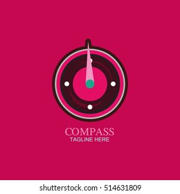 Compass Logo Travel Direction Logo Template. Vector illustration