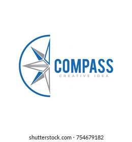 Compass logo vector