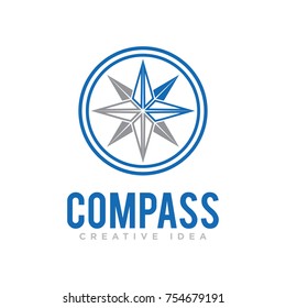 Compass logo vector