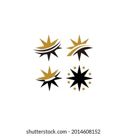compass logo vector design template