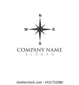 compass logo Vector illustration design