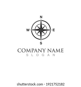 compass logo Vector illustration design