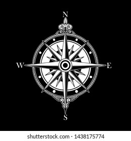 Compass logo with vector style suitable for your printing , t-shirt , sticker