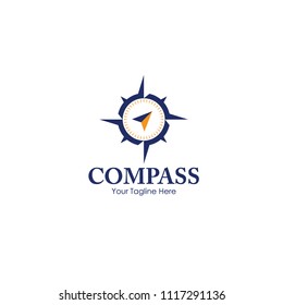 compass logo vector template