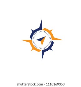 compass logo vector template