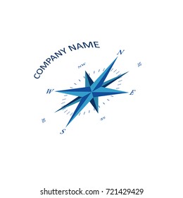 Compass logo for web design