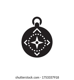 Compass and Map Navigation Icon In Trendy Design Vector Eps 10