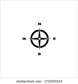 Kompasskarte Nordwestsymbol