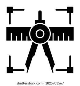 
Compass Measure Vector Icon which can easily modify or edit

