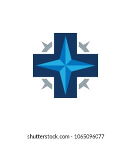 Compass Medical Logo Icon Design