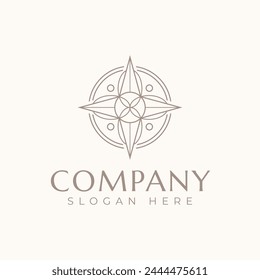 Compass Minimal Bohemian Line logo