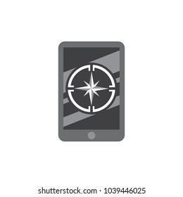 Compass Mobile Logo icon Design