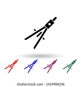 compass multi color icon. Elements of engineering set. Simple icon for websites, web design, mobile app, info graphics