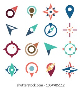 Compass Navigation Abstract Symbol Icon