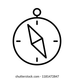 Compass, navigation concept line icon. Simple element illustration. Can be used for web and mobile UI/UX