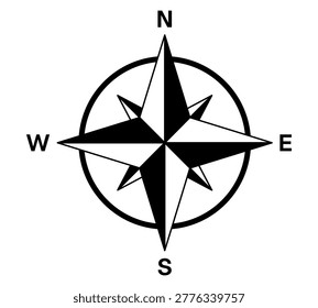 Compass Navigation Direction Travel Icon