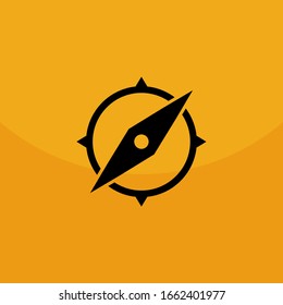 Compass, navigation icon. Vector illustration