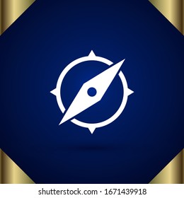 Compass, navigation icon. Vector illustration