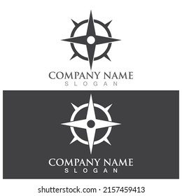 compass navigation icon vector illustration template design