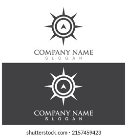 compass navigation icon vector illustration template design