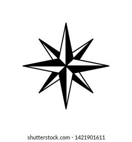 Compass navigation icon vector templates