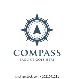 Compass Navigation Logo Icon Vector Template