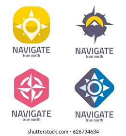 Compass Navigation Travel Adventure Logo Vector 