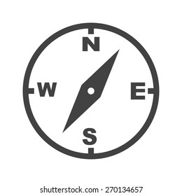 Compass, needle, navigation, equipment icon vector image. Can also be used for communication, connection, technology. Suitable for web apps, mobile apps and print media.